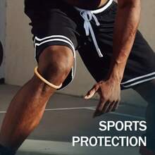 زوج أو زوجان من وسادات الركبة السيليكونية، دعامة ركبة رياضية احترافية/وسادات ركبة كرة السلة، مانعة للانزلاق وماصة للصدمات بتثبيت مرن 360° الدعم، للتدريب/مباريات كرة السلة، ضرورية للرياضة اليومية - متعدد الألوان - مشاهدة 4