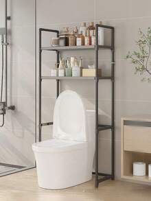 1 件实用马桶储物架，2-3 层浴室马桶架，独立式储物整理架，易于组装节省空间的房间装饰浴室装饰浴室储物架
