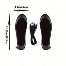 1 Paar waschbare EVA Elektrische Heizeinlage, USB betrieben, Arbeitsspannung ≤36V, ohne Batterie erforderlich, geeignet für Fußwärme und bequemes Zuschneiden