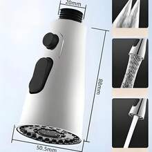 Kitchen Faucet Pull-Down Sprayer Replacement Parts, Pull-Out Sink Sprayer Replacement Nozzle, Kitchen Faucet Hose Spray Nozzle