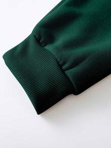 男士宽松圆领卫衣，男士时尚梦想家字母图案长袖休闲卫衣