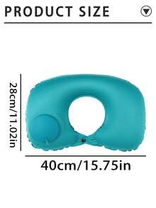 1/2pcs Inflatable Pillow, U-Shaped Pillow, Airplane Pillow, Inflatable Travel Neck Pillow, Office Neck Pillow, Portable Siesta Neck Support, Travel Inflatable Neck Pillow, Travel Essential, Pump Inflation, Suitable For Office, Travel, Dorm, Outdoor