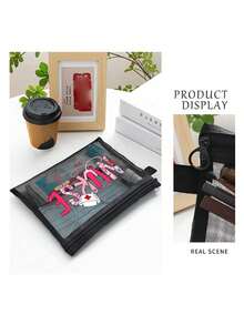 Mesh Nylon Nurse Theme Cosmetic Bag, With Nurse Pattern, Medicine Bag, Pill Bag, Portable Multi-Purpose Cosmetic Bag, Female Cosmetic Bag Travel Toilet Sorting Bag, Gifts For Doctors And Nurses Returning To School, Cosmetic Bag, Skin Care Bag, Washing Bag, The Best Gift For Medical Staff, Dormitory Essentials, And Home Essential Storage Bag, Mother's Day Gifts, Gifts For Friends, Nurse Gift, Cosmetic Bag, Christmas Gifts, Pouch, Pouch, Clutch / Small Handbag, Makeup Organizer, Pouch, Brush Holder, Mini Pouch, Large Capacity Pouch,Gifts For Women,Christmas Gifts,Gift Ideas For Women