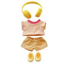 Ubranka dla lalek , świąteczne stroje dla lalek o wzroście 15,01-16,99 cm, urocze akcesoria do lalek Q Edition, interaktywne prezenty, świąteczne stroje dla lalek (lalka nie jest dołączona)