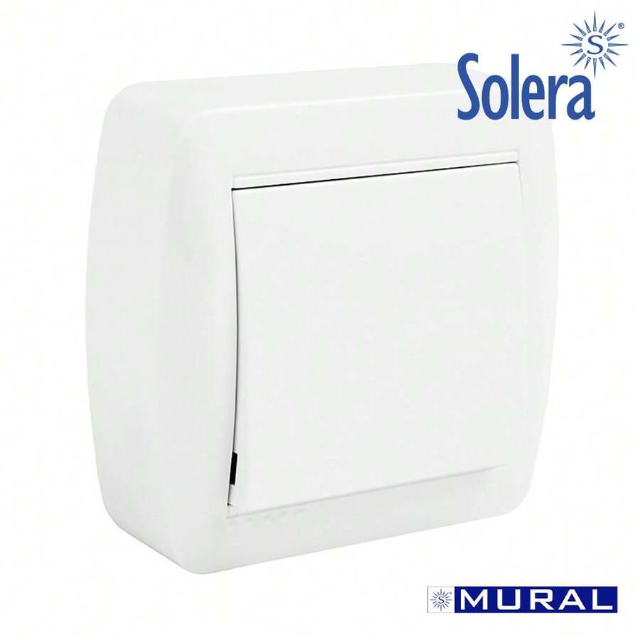 SOLERA INTERRUTTORE PAVIMENTO 74X72X28MM S. PARETE - Bianco - Visualizzare 1