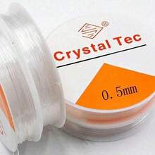 1PC Clear Elastic Spool –Strong & Stretchy Cord For Beading & DIY Jewellery Making – Thread Beads, Crystals Or Clay Onto This Nylon String To Create A Bracelet Necklace Anklet Ring, Sewing, Craft Supplies, Craft, Sewing Supplies, Sewing Accessories,Fall Decor - Nhiều màu - Xem 3