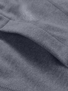 1 Set Men's Thermal Underwear Set, Elastic Fabric Base Layer Warm Sleepwear Loungewear, Autumn/Winter