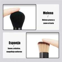 Wzenclave Cepillo De Maquillaje De Doble Cara 4 En 1 Cepillo De Maquillaje De Viaje Esponja Polvo Brochas Cepillo De Viaje Desmontable Cepillo De Maquillaje Básico Cepillo De Viaje Doble Maquillaje - 1 - Ver 3