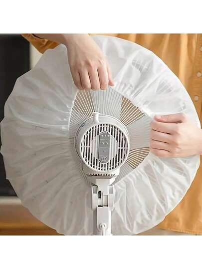 1/3PCS Fan Cover Half Pack Fan Dust Cover Suitable For Household Use Waterproof Moisture-Proof Dustproof Fan Protection Cover Easy To Put On And Take Off Washable And Reusable Keeping The Fan Clean Suitable For Schools Offices Homes Travel