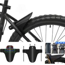 1 pieza Guardabarros para bicicleta, protector de barro para neumáticos y ruedas, guardabarros delantero para bicicleta de montaña, bicicleta de carretera, piñón fijo, piezas protectoras
