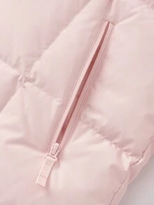 Balabala BalaOne Tween Girl' Thick Down Jacket 2025 Winter, Parent-Child Matching Outerwear - Red Hue - View 8