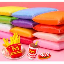 [50g/500g Ultra-leichter Ton] 36-Farben Ultra-leichter Ton Set DIY Modellierton mit Schnitzwerkzeugen, weich und ultra-leicht, einfach zu verwenden, perfekt zum Formen, Handarbeiten, DIY-Projekten, ein hervorragendes Geschenk zu Geburtstagen/Weihnachten.