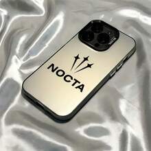Funda de teléfono N-NOCTA moderna y elegante para iPhone 17 16e 16 15 14 13 12 11 Mini Pro Max Air X XR XSMAX 8 7 Plus, cubierta trasera mate anti-caída - Mezcla de colores - Ver 1