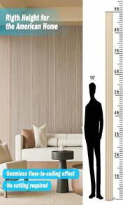 Art3d Paneles de madera ranurada para decoración de interiores y techos - Paquete de 4 muestras, 6 X 57 pulgadas - ColorA - Ver 9