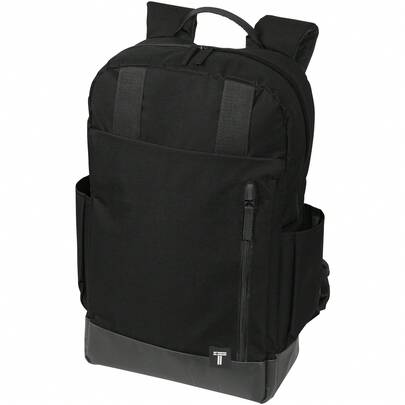 Tranzip Computer Daily Backpack (Solid Black)