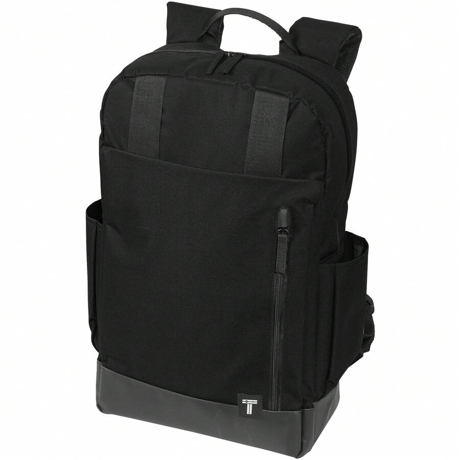 Tranzip Computer Daily Backpack (Solid Black) - Black - View 1