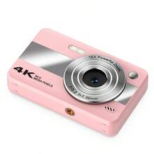 Digital Camera, 48MP FHD 4K Camera For Kids With Point And Shoot Digital Camera For Teens With 16X Zoom, Portable Kids Camera Gifts For Girls Boys Student Children