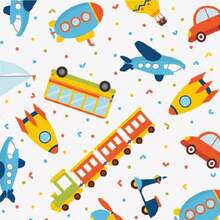 50 Metallic Gift Bags 25x35cm For Children - Transporte - Ver 2