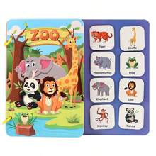 Sách tương tác bận rộn cho trẻ từ 3 tuổi trở lên - Thẻ học hoạt động giác quan giáo dục, Phát triển kỹ năng nhận thức, Đồ chơi học tập cho trẻ mẫu giáo, Quà tặng hoàn hảo cho ngày lễ - Nhiều màu - Xem 7