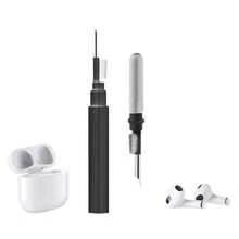 2件/1件耳机清洁套装，笔形清洁套装，带软刷，适用于无线耳机、蓝牙耳机、充电盒、电脑、相机和手机。 - 黑色 - 查看 9