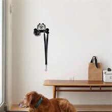 1 Piece Iron Bome Small Hook, Black Cute Dog Hook, Bathroom Towel Hook Kitchen Utensil Hook Bedroom Coat Hook, Hanging Key At The Entrance