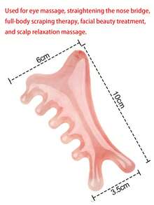头部按摩梳、头皮放松工具、压力缓解装置、头部按摩爪、面部按摩工具、头皮刮痧、头部按摩刷、刺激头发生长、刮痧按摩工具、面部提升按摩、眼部按摩放松工具 - 彩色 - 查看 17