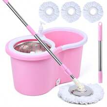 Mop And Bucket Set Pink - Hồng - Xem 7