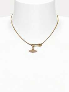 Vivienne Westwood Lucrece Pendant Necklace - Gold - View 6