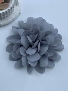 1pc Unique Handmade Flower Brooch, Vintage French Style Chic Niche Design, Elegant High-End Black Floral Lapel Pin, Minimalist For Suits, Dresses, Party Outfits, Stylish Fashion Accessory Gift For Women Valentines,Mom,Mother,Mother's Day,Gift