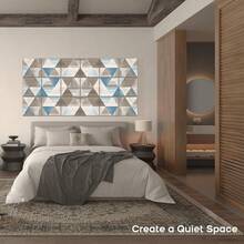 Pack Art Acoustic Panels Soundproof Wall Panel,47.2X31.4 Inches Sound Absorbing Panel,Self-Adhesive Decorative Acoustical Wall Panels, Acoustic Treatment For Ceiling Home Office