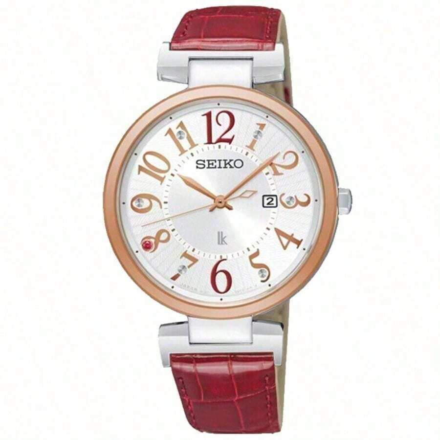 Seiko Lukia SUT336J1 太阳能女款模拟手表 SUT336J1 - 白色 - 查看 1