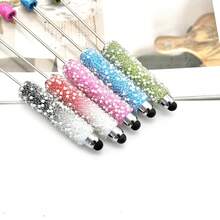 DIY Beaded Touch Screen Stylus Pen, 2-In-1 Writing & Touch Pen For Tablets, IPads, Smartphones, Random Color