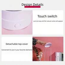 1 Realistic Dynamic Bubble Fish Lamp, 16 Color Changing LED Mood Light, 7 Color Cycle Atmosphere Night Light, Suitable For Living Room Bedroom Desk Decor, Gift For Boys Girls (USB/3 AA Batteries Powered, Batteries Not Included) - Multicolor - View 9