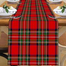 AFYPRTY 1pc Christmas Table Runner Christmas Party Decoration Table Runner Merry Christmas Tablecloth Polyester Cloth Party Table Runner Christmas Gift Dining Table Decorative Tablecloth Suitable For Christmas Party New Year Decoration