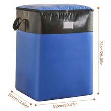 Large Capacity Moving Packing Bags Luggage Clothes Waterproof Quilt Storage Bag - Blue - View 6