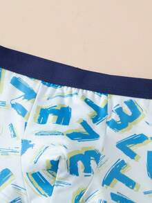 8pcs/Pack Boys' Cartoon Print Briefs & Trunks Underwear