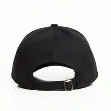 Men Baseball Cap - 黑色上黑色 - 查看 3
