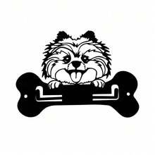 1 Piece Iron Bome Small Hook, Black Cute Dog Hook, Bathroom Towel Hook Kitchen Utensil Hook Bedroom Coat Hook, Hanging Key At The Entrance