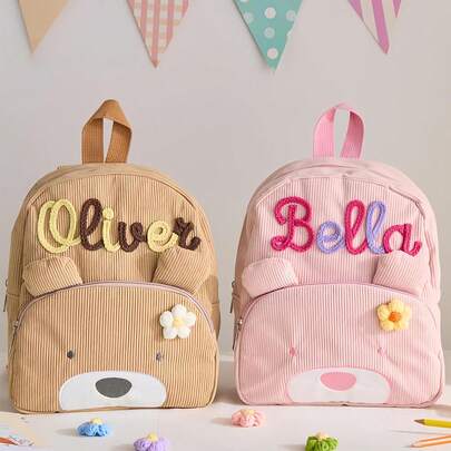 Custom Kids Backpack - Preschool Backpack, Custom Toddler School Bag, Cute Birthday Gifts For Children, Back To School, Gifts For Girls Boys, Travel-Friendly