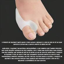 Silicone Orthopedic Bunion Protector Pair Of Thumb Corrector Prevents Pain Separator - 白色 - 查看 5