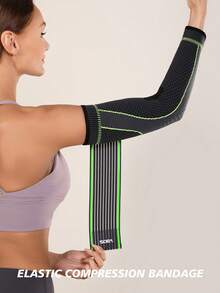 VBOSI 1pc Elastic Breathable Unisex Elbow Sleeve - Adjustable Compression Elbow Support For Sports And Daily Life, Fitness Accessory For Men And Women - Multicolor - View 12