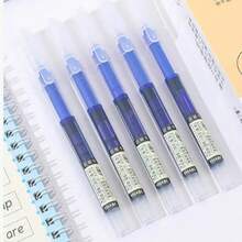 10/20pcs Liquid Ink Pens, Quick Drying Signature Ink Pens, 0.5mm Black/Blue/Red Ink, Essential For School/Office, Back To School Season