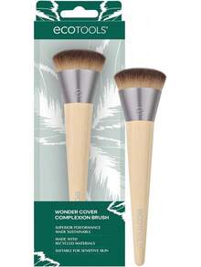 ¡RecomendadoEcoTools, Wonder Cover Complexion, Brocha para Base de Maquillaje, Cobertura Completa, Brochas Cosméticas para Maquillar, Modelo 1601¡Top de Temporada - Fundación clásica - Ver 1