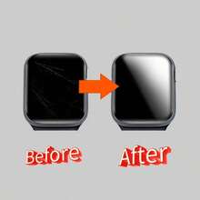 [3 In1 Kit] 2 Pcs TPU Film And 1 Pack Watch Band For 40mm/41mm/44mm/45mm/49mm Smart Watch4/5/6/7/8/9/Ultra1/Ultra 2 , [Flexible For Curved Screen] Full Coverage Bubble-Free - HD Clear & Self-Healing