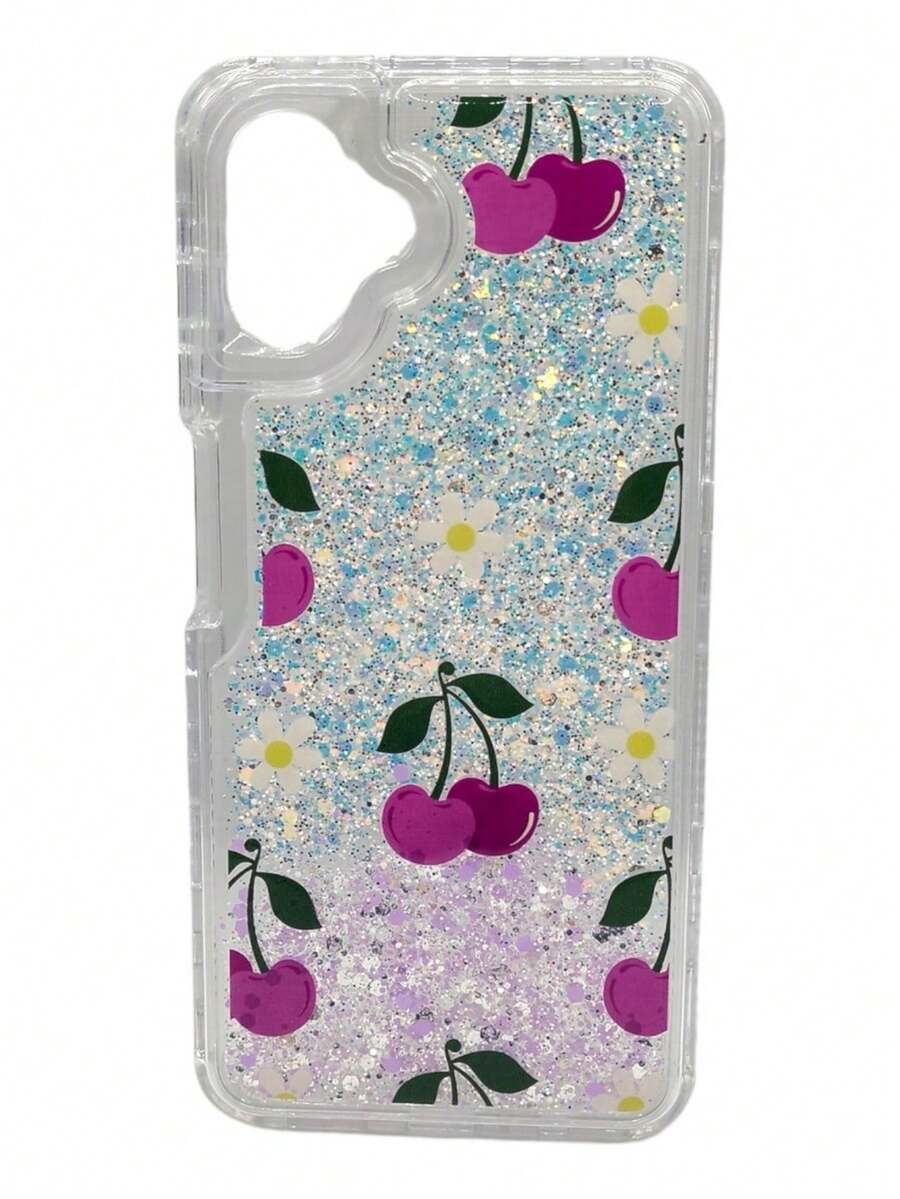 Funda Para Samsung Galaxy A07 Protector De 3 Piezas Mujer 360° + Mica - CEREZAS - Ver 1