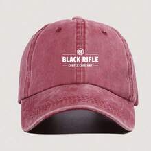 Suitable For Men And Women Interesting Hat Black Rifle Coffee Company Logo Print Patterned Hat - 酒紅色 - 查看 2