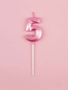 1 件贝壳形状生日蜡烛，数字 0-9 蜡烛，适用于生日派对蛋糕装饰，返校情人节 - 粉色 - 查看 17