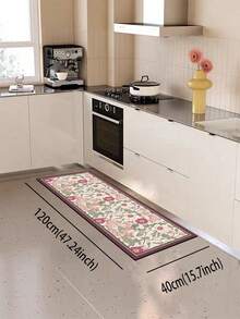 1 tấm thảm Silica Gel có họa tiết hoa cao cấp, thoải mái, chống mỏi, thấm hút và nhanh khô cho nhà bếp/phòng tắm, thảm cao su mềm Silica Gel tối giản cho nhà bếp, phòng tắm, lối vào, phòng giặt ủi, v.v. - Nhiều màu - Xem 16