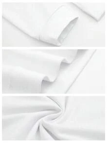 White USA Land Of The Free Graphic Sweatshirt, Women's Oversized Patriotic Flag Print Pullover Tops, 4th Of July Memorial Day Outfits, Busos De Mujer Invierno - 白色 - 查看 3