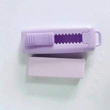 Un pachet de 5 radiere de înaltă calitate, tip "push-pull", radiere retractabile, radiere speciale pentru elevii de școală elementară și gimnazială, sasafras, fără urme, fără resturi și